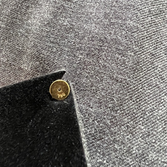 Anita Ko Triangle Diamond Pave Earrings - Picture 7 of 8